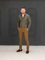 پیراهن 031403 FERAGAMO سبز - Image 4