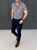پیراهن 040501 ZARA آبی - Image 2