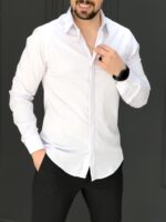 پیراهن 0314120 AKOMOD سفید - Image 3
