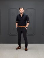 پیراهن 031410 AKOMOD مشکی - Image 4