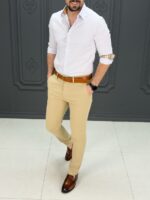 پیراهن 031410  AKOMOD سفید - Image 3