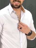 پیراهن 031410  AKOMOD سفید - Image 2