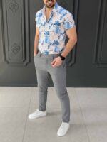 شلوار 372 ZARA طوسی - Image 4