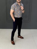 پیراهن 040501 ZARA طوسی - Image 3
