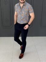 پیراهن 040501 ZARA طوسی - Image 2