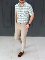 شلوار  334 ZARA کرم - Image 4
