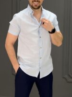 پیراهن 270121 AKOMOD آبی روشن - Image 2