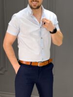 پیراهن 270121 AKOMOD آبی روشن - Image 4