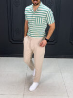 پیراهن 041105 BERSHKA سبز - Image 2
