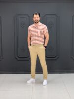 پیراهن 041105 BERSHKA آجری - Image 3