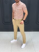 پیراهن 041105 BERSHKA آجری - Image 5