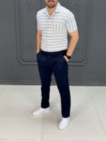 پیراهن 041105 BERSHKA آبی - Image 4