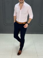پیراهن 031403 FERAGAMO گلبهی - Image 2