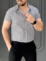 پیراهن 040139  طوسی - Image 3