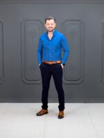 پیراهن 270201 AKOMOD آبی - Image 4