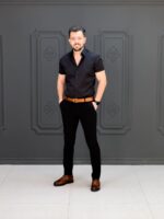 پیراهن 040223 AKOMOD مشکی - Image 4