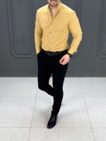 پیراهن 031419 AKOMOD کهربایی - Image 2