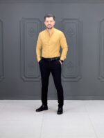 پیراهن 031419 AKOMOD کهربایی - Image 4