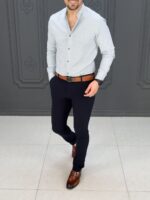 پیراهن 031419 AKOMOD آبی روشن - Image 2
