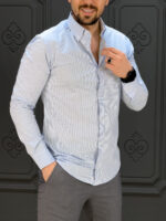 پیراهن 270501 AKOMOD آبی روشن - Image 2