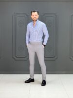 پیراهن 270501 AKOMOD آبی - Image 4