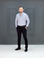 پیراهن 270501 AKOMOD طوسی - Image 4