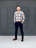 پیراهن 270401 AKOMOD شکلاتی - Image 4