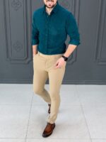 پیراهن 030801 VICO سبز کله غازی - Image 3
