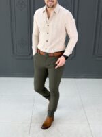 پیراهن 270601 AKOMOD کرم - Image 3