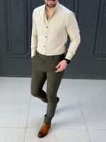 پیراهن 270602 AKOMOD کرم - Image 3
