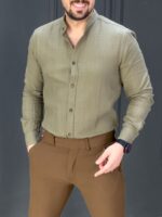 پیراهن 270602 AKOMOD زیتونی - Image 2