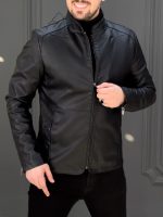 کت چرم 2327 مشکی - Image 5