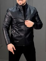کت چرم 2327 مشکی