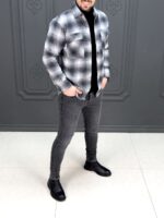پیراهن پشمی 031227 سفید - Image 2
