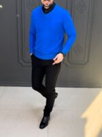پلیور 060901 AKOMOD آبی درباری - Image 2