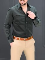 پیراهن 030804 مخمل سبز - Image 2
