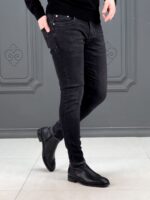 شلوارجین 31903 PULL&BEAR ذغالی - Image 2