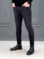شلوارجین 31903 PULL&BEAR ذغالی - Image 3