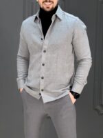 پیراهن 270605 AKOMOD طوسی - Image 2
