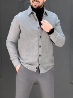 پیراهن 270605 AKOMOD طوسی - Image 4