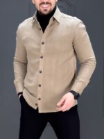 پیراهن 270605 AKOMOD نسکافه ای - Image 3