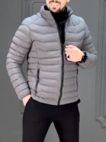کاپشن T7888 خاکستری - Image 2