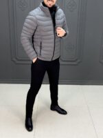 کاپشن T7888 خاکستری - Image 3