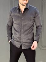 پیراهن 030803 ZARA خاکستری - Image 2
