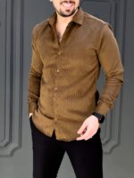 پیراهن 030803 ZARA شکلاتی - Image 2