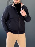 کاپشن 67780 BURBERRY سورمه‌ای - Image 4