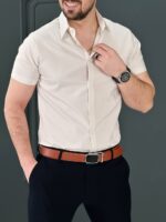 پیراهن 040224 POLO کرم - Image 3