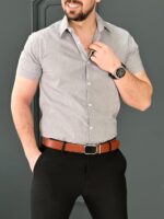 پیراهن 040224 POLO طوسی - Image 3