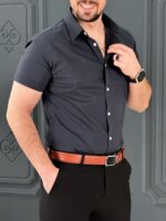 پیراهن 040224 POLO  ذغالی