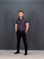 پیراهن 270101 AKOMOD ذغالی - Image 4